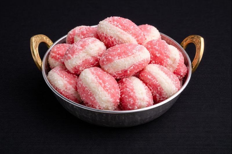 Indian desserts and mithai at New Asian Village Edmonton